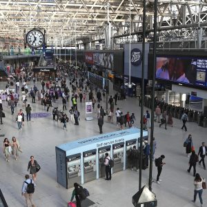 Police are probing apparent cyber vandalism on Wi-Fi networks at UK train stations