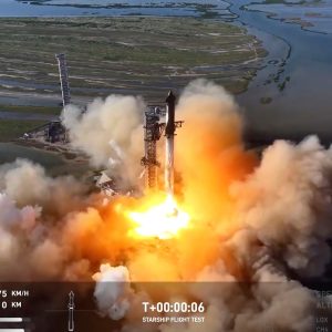 SpaceX launches giant Starship rocket, but passes up catching it with mechanical arms