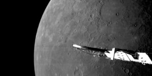 Spacecraft buzzes Mercury's north pole and beams back stunning photos